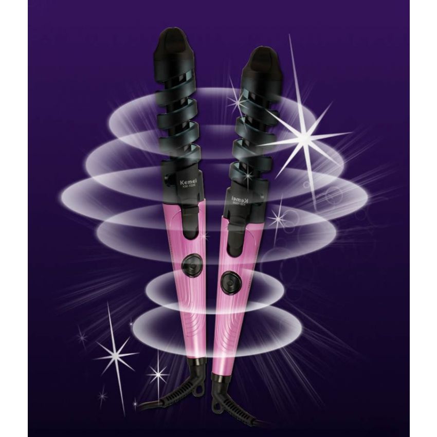 Kemei Spiral Curling Iron Ceramic Curler